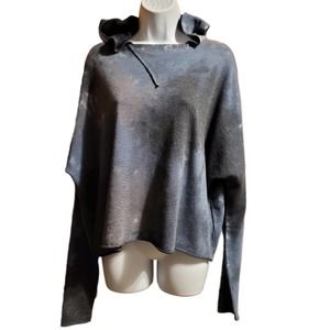 Abound Tie Dye Hooded Cropped Top